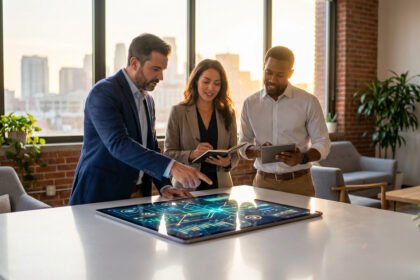 Bpifrance Création logo with digital tools for entrepreneurs in 2025