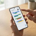 Partage d'agenda Google sur ordinateur avec paramètres de confidentialité