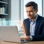 Professionnel utilisant Google Business pour améliorer sa visibilité locale