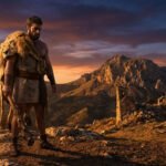 Héraclès, demi-dieu de la mythologie grecque, symbolisant la force et la rédemption