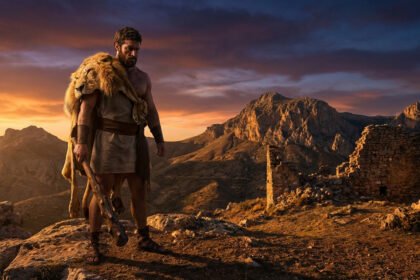 Héraclès, demi-dieu de la mythologie grecque, symbolisant la force et la rédemption