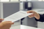 lettre de démission remise en main propre
