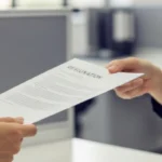 lettre de démission remise en main propre