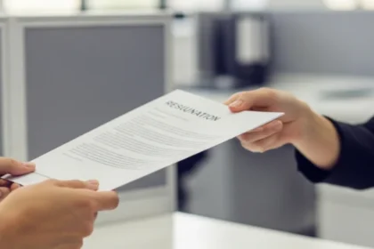 lettre de démission remise en main propre