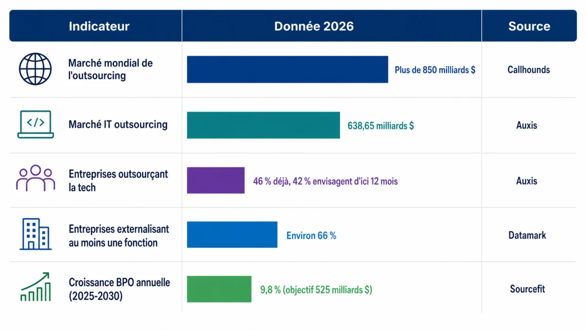 Le marché de l'outsourcing en 2026 : chiffres clés à connaître — outsourcing outsourcing