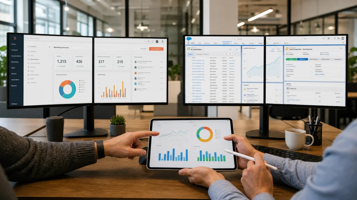 HubSpot vs Salesforce : les retours d'expérience clés sur le choix du CRM — retours d'expérience hubspot vs salesforce vs ...