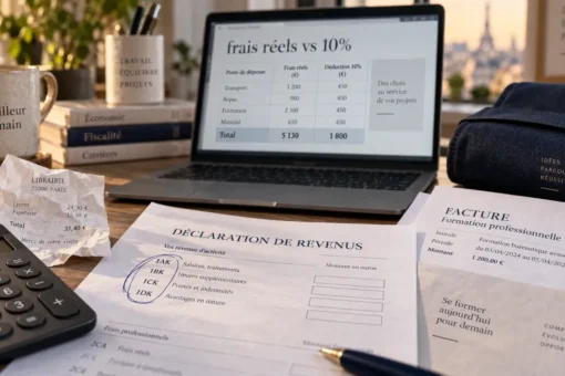 Comment déclarer une formation professionnelle aux impôts : frais réels et justificatifs (2042)