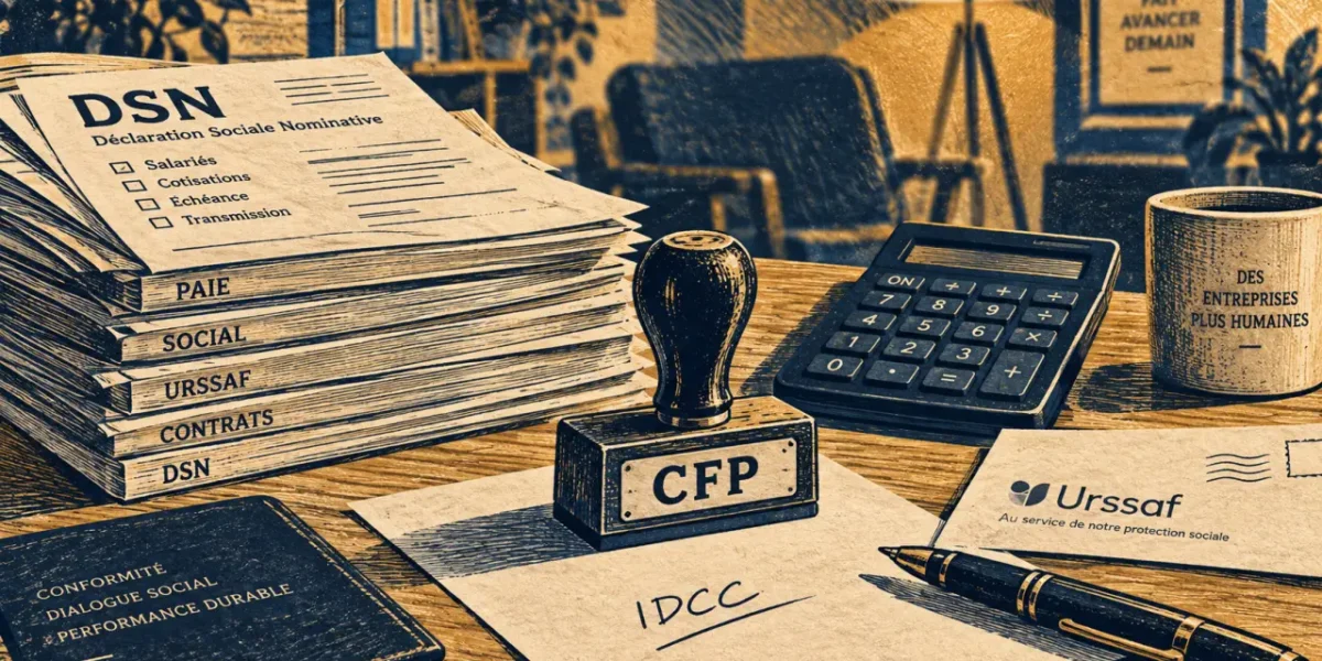 Cotisation formation professionnelle : CFP, CPF-CDD et DSN (Urssaf)