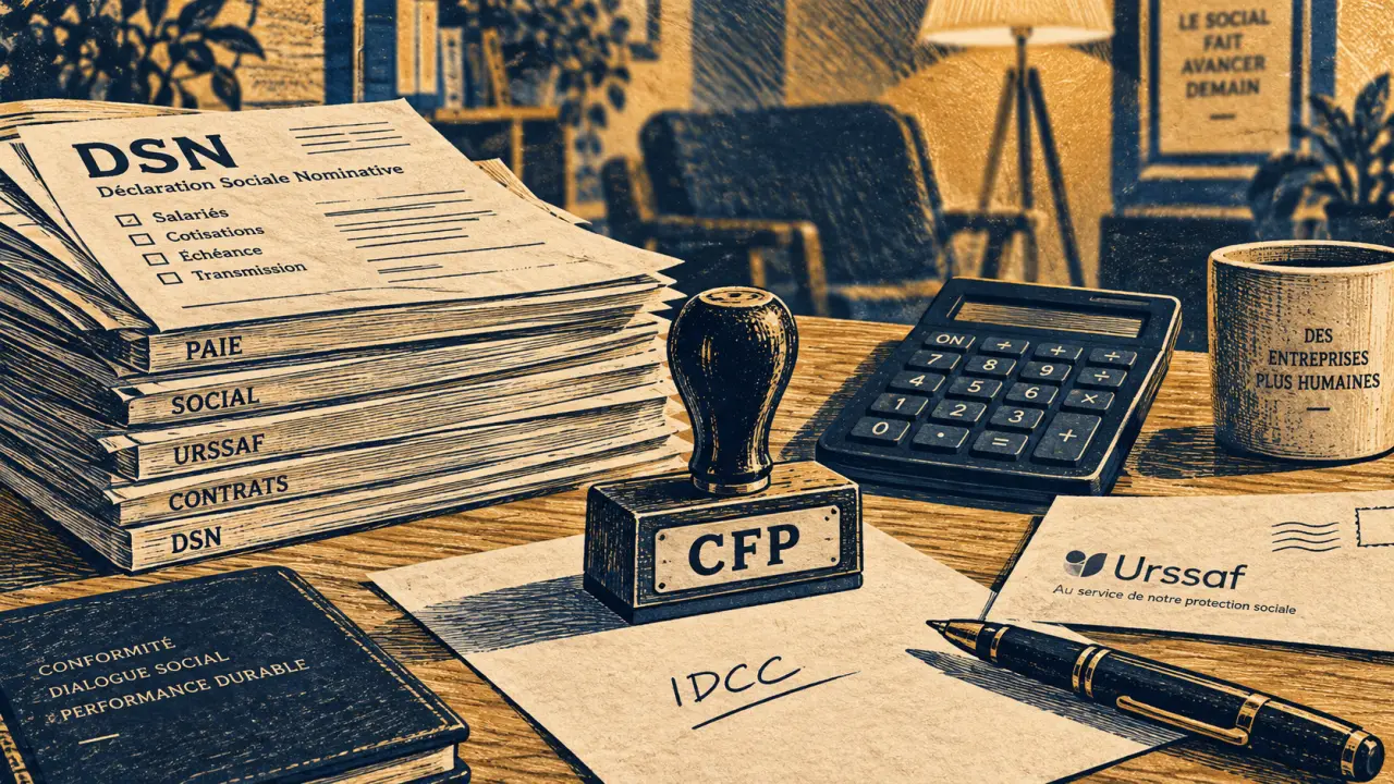 Cotisation formation professionnelle : CFP, CPF-CDD et DSN (Urssaf)