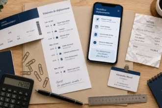 Gestion des déplacements en entreprise : workflow des coûts