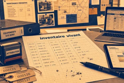 Gestion du matériel dans une entreprise : inventaire et attribution avec planning de maintenance