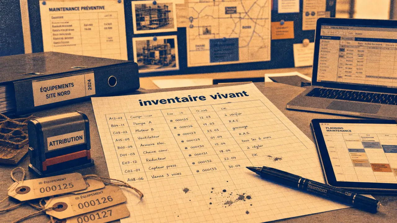 Gestion du matériel dans une entreprise : inventaire et attribution avec planning de maintenance