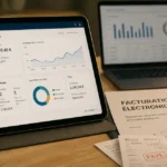 Tableau de bord logiciel gestion TPE bizmanager compact fonctionnalités, facturation
