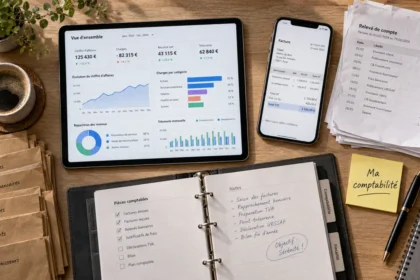 Ma comptabilité en ligne : tableau de bord comptable et factures