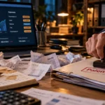 nebulabusiness.fr comptabilité : bureau, factures, tableau de gestion financière, paiements en attente