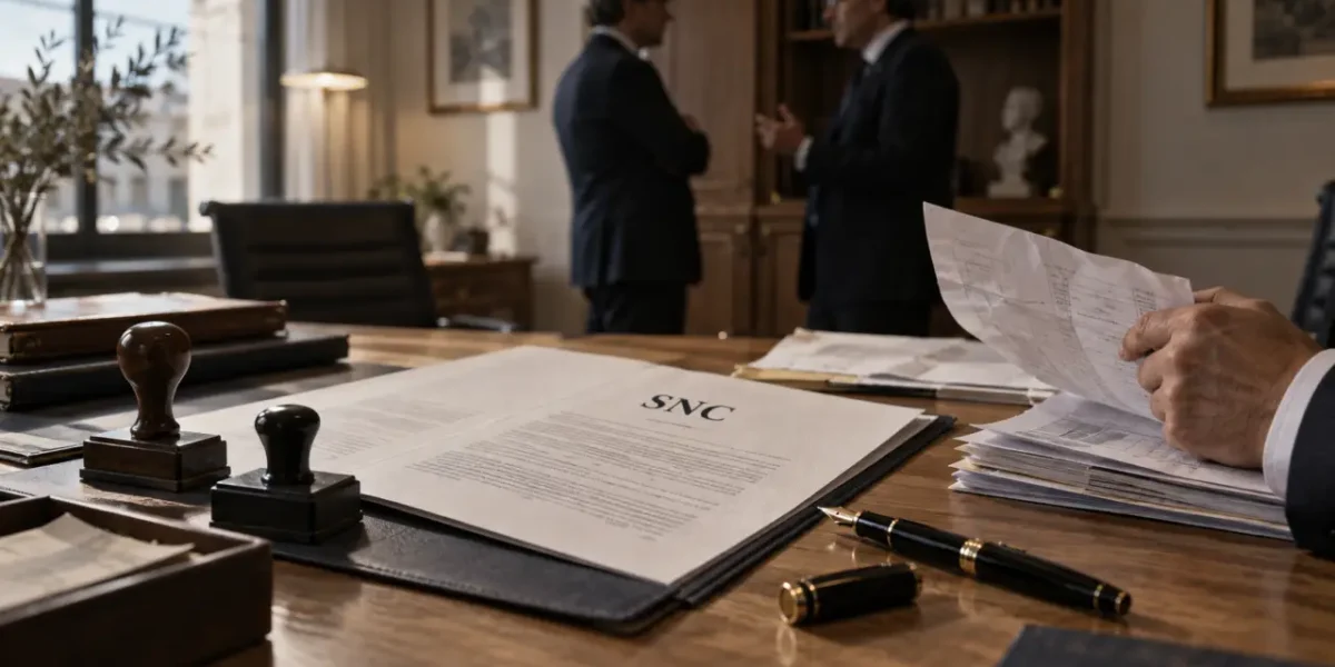 SNC statut juridique : statuts et documents au bureau