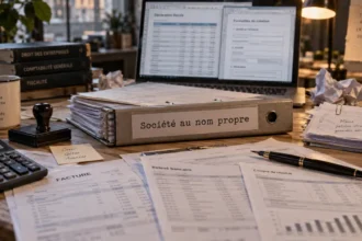 Societe au nom propre : documents comptables et INPI pour entreprise individuelle