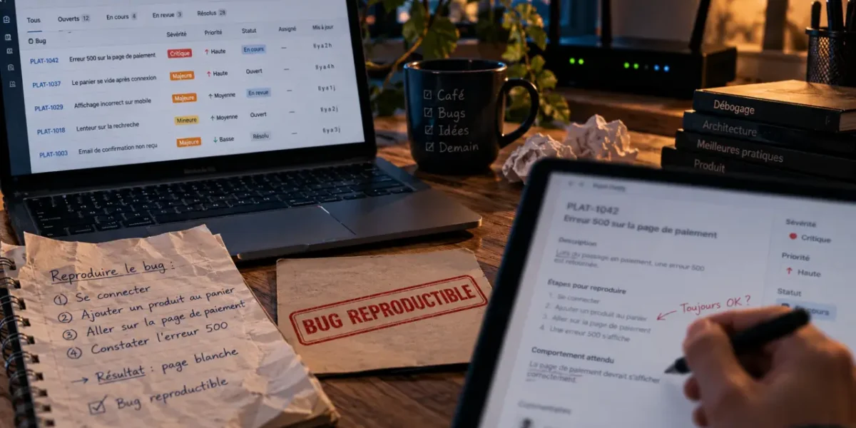 Bug logiciel : une faille sans crash, suivi Jira et annotations