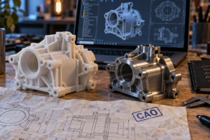Logiciel CAO : maquette 3D et plan 2D pour la fabrication